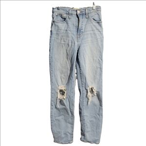 Madewell Womens Size 25 Distressed Jeans